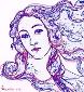 Angela Policastro, La Venere di Botticelli (2025), scatola luminosa retroilluminata a LED, serigrafia su policarbonato, cm 60x60