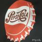 Andy Warhol, Pepsi-Cola (1985), litografia after a colori, numerata a matita (ed. 2400 es.), firmata in lastra, cm 60x60