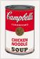 Andy Warhol, Soup. Chicken Noodle, serigrafia after a colori edita da Sunday B. Morning, cm 58,42x88,9