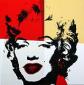 Andy Warhol (after), Golden Marilyn, serigrafia a colori, ed. limitata a 50 esemplari, Sunday B. Morning, cm 91,5x91,5, n. 04