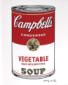 Andy Warhol (after), Soup. Vegetable (made with beef stock), litografia a colori, numerata a matita (ed. 3000 es.), firmata in lastra, cm 40x50